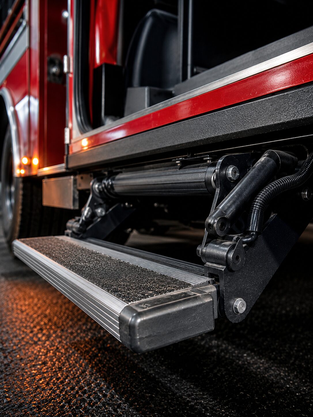 Powered Extending Step